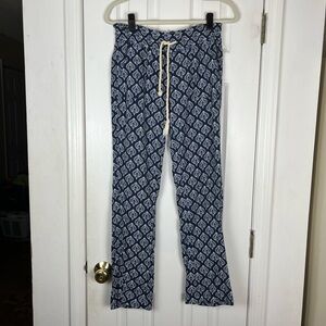Roxy Flax Linen Blend Oceanside Printed Beach Pant